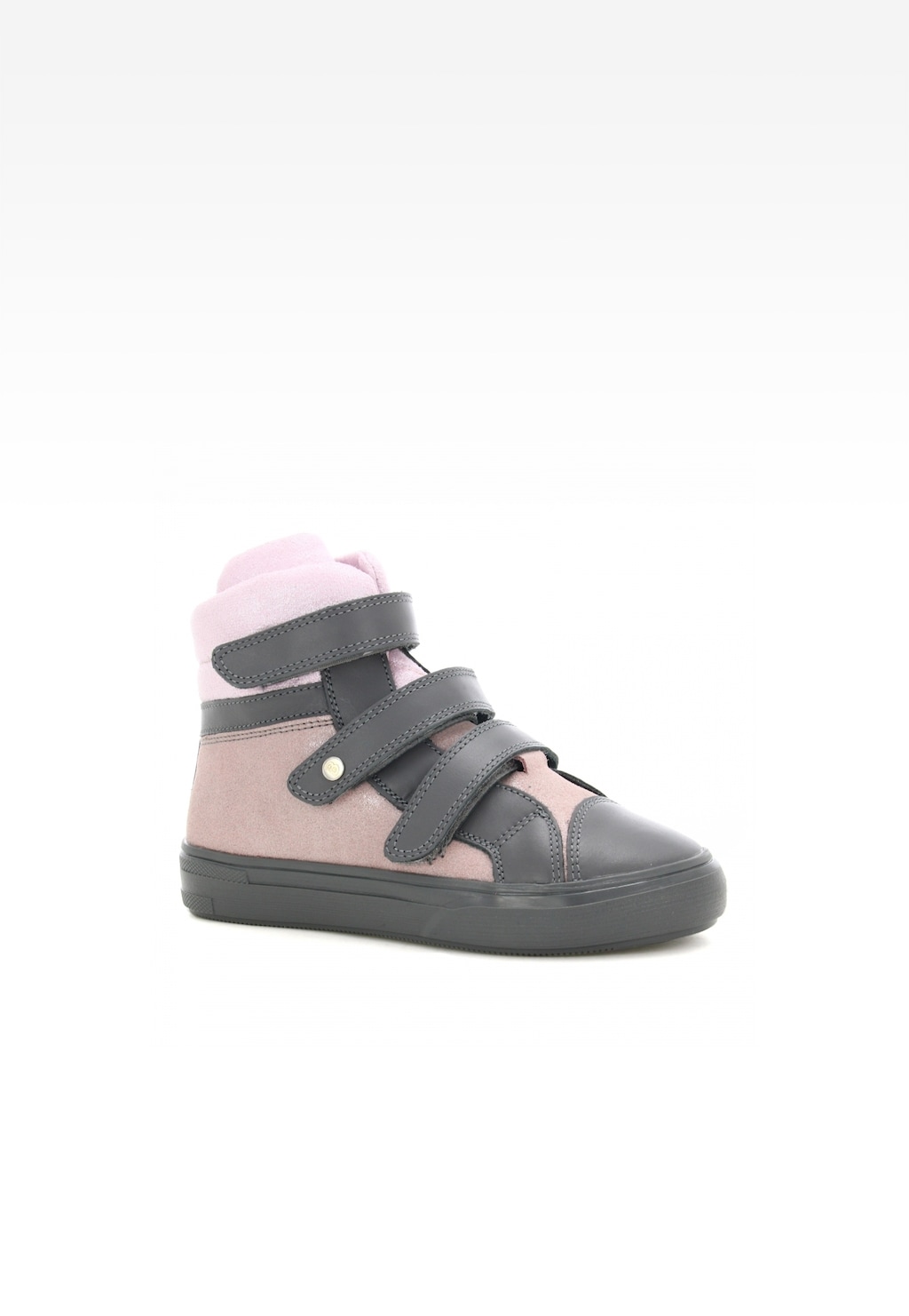 Trzewiki ocieplane BARTEK T-227893-2/01Z, dla dziewcząt, szaro-różowy Widok 1