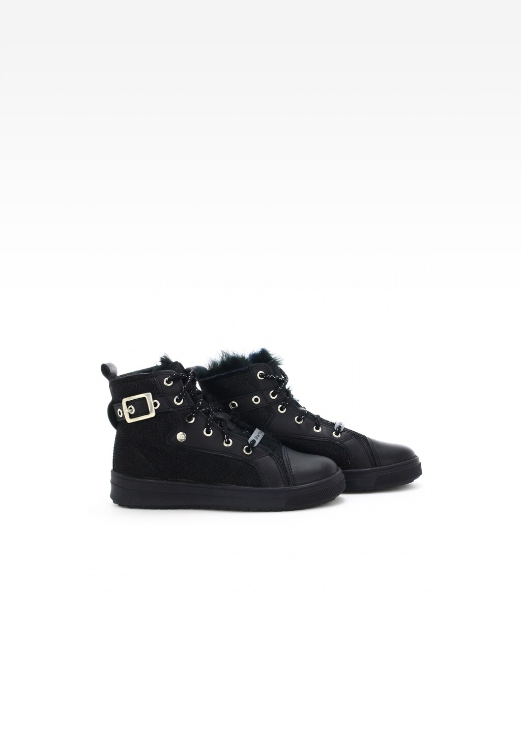 Trzewiki ocieplane BARTEK W-972840/F10, dla dziewcząt, czarny Widok 8