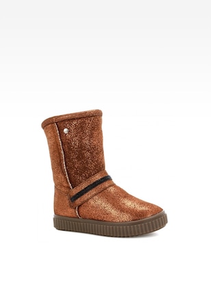 Botki ocieplane BARTEK T-277730/BAY II, dla dziewcząt, brązowy