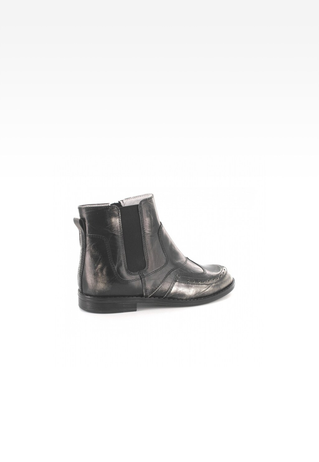 Botki BARTEK W-57833/SZ/0S1, dla dziewcząt, czarno-srebrny Widok 5