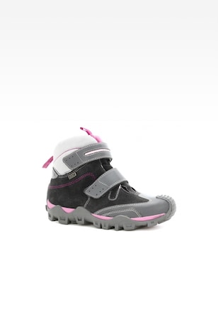 Trzewiki ocieplane BARTEK T-27387/N06, dla dziewcząt, szary