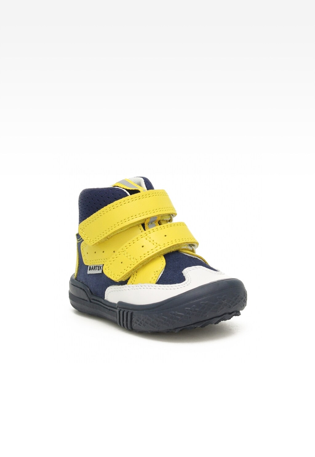 Sneakers BARTEK 21704-001, dla chłopców, niebiesko-żółty Widok 2
