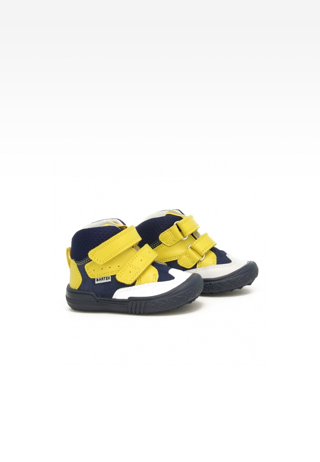 Sneakers BARTEK 21704-001, dla chłopców, niebiesko-żółty Widok 7