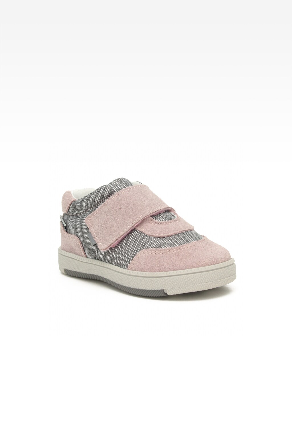 Sneakers BARTEK 11141009, dla dziewcząt, różowo-szary Widok 2