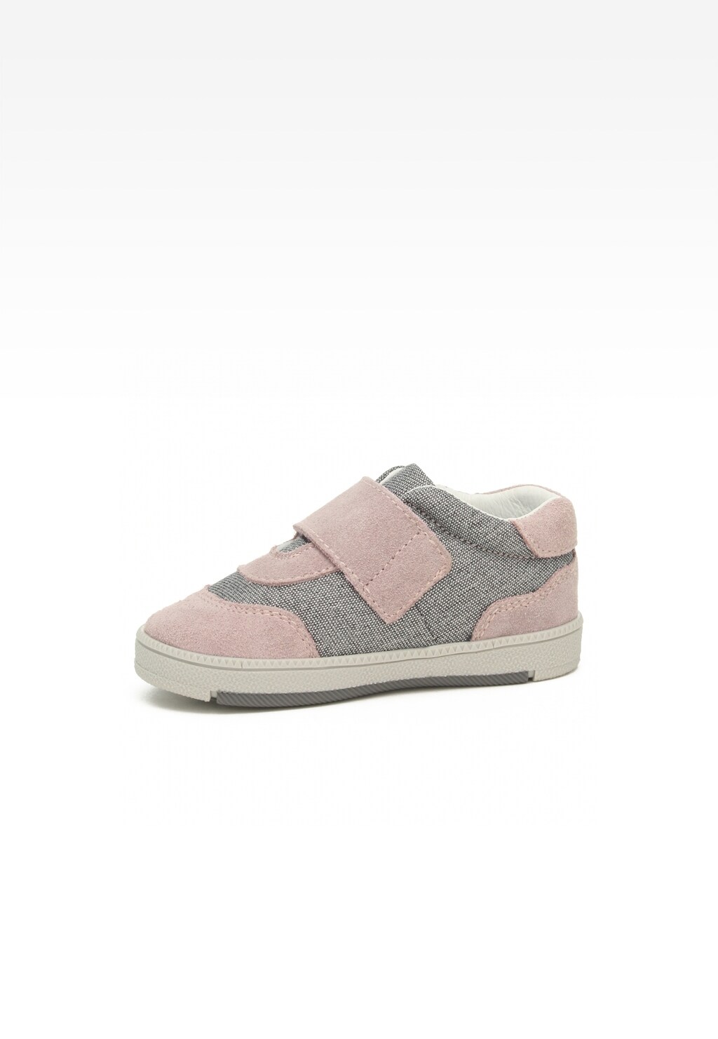Sneakers BARTEK 11141009, dla dziewcząt, różowo-szary Widok 4