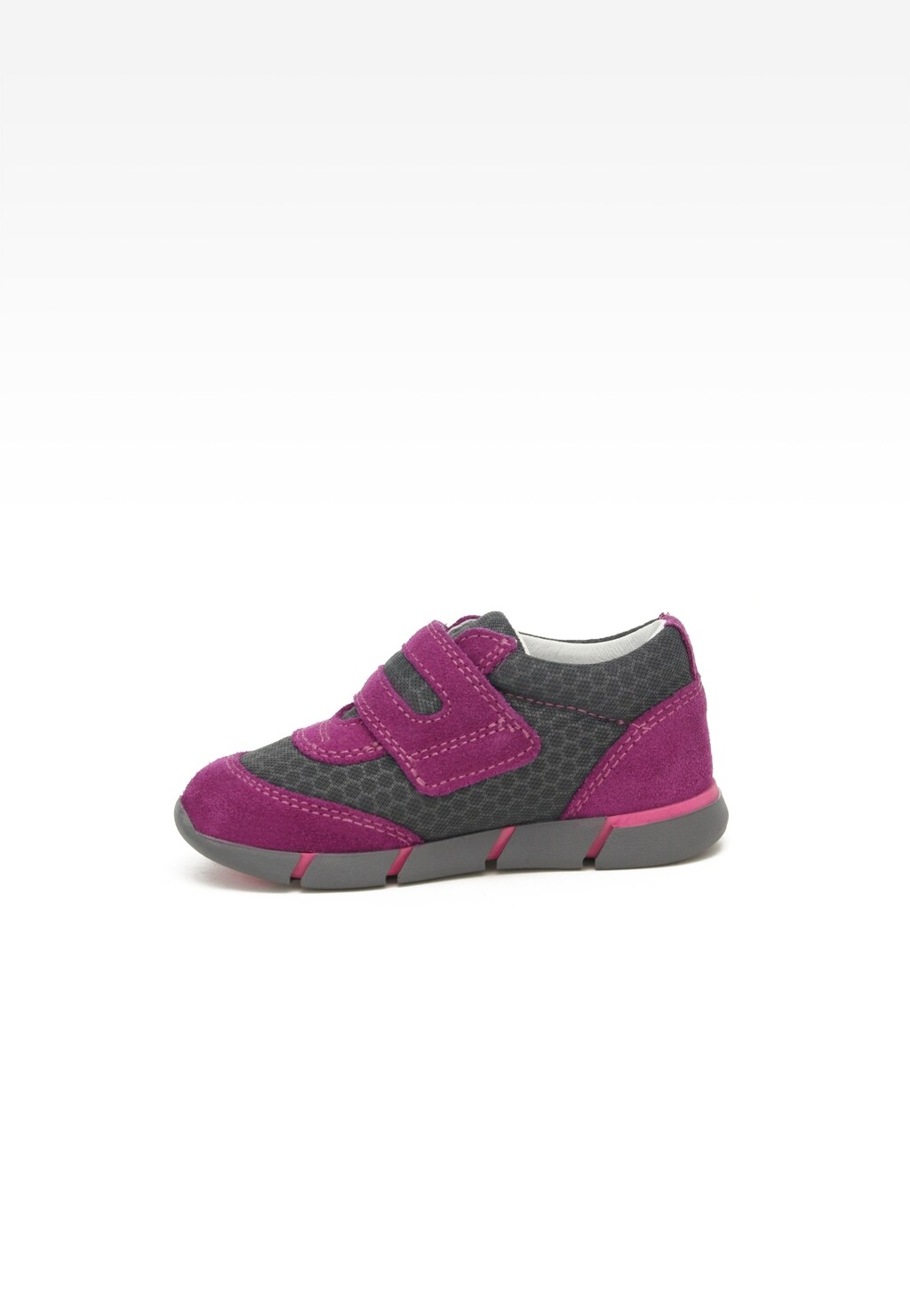 Sneakers BARTEK 11949018, dla dziewcząt, różowo-szary Widok 4