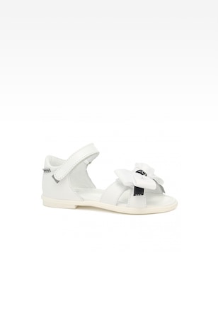 Sandały BARTEK 19041001, dla dziewcząt, biały