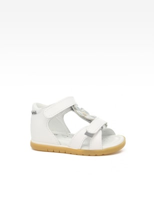Sandały BARTEK 11414002, dla dziewcząt, biały