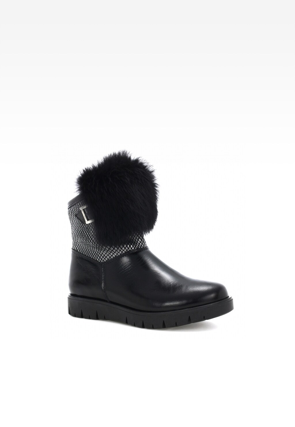 Botki BARTEK T-24406/SZ/1R7, dla dziewcząt, czarny Widok 1
