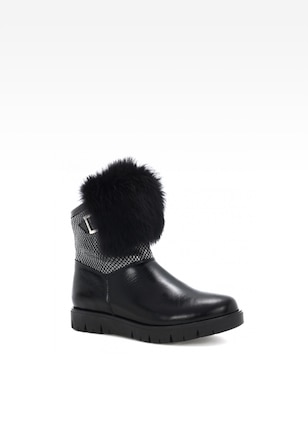 Botki BARTEK T-24406/SZ/1R7, dla dziewcząt, czarny