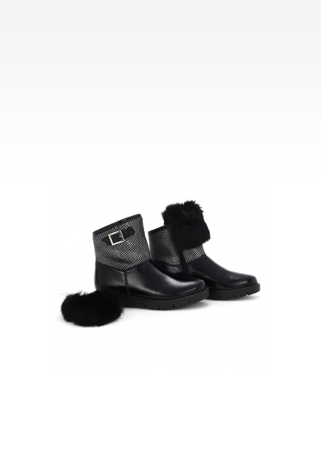 Botki BARTEK T-24406/SZ/1R7, dla dziewcząt, czarny Widok 7