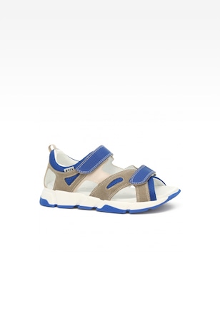 Sandały BARTEK 19119001, dla chłopców, beżowo-niebieski