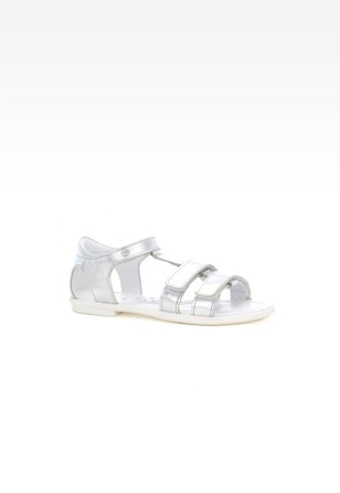 Sandały BARTEK W-56016/SIE, dla dziewcząt, srebrny