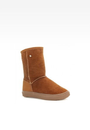 Botki ocieplane BARTEK T-447750/CAR, dla dziewcząt, brązowy
