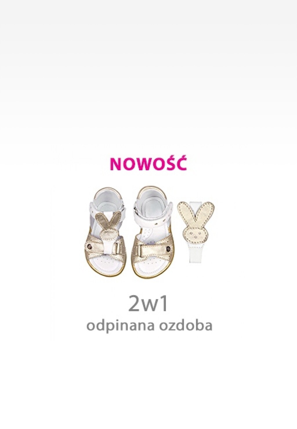 Sandały BARTEK W-51491/1KI, dla dziewcząt, biały Widok 9