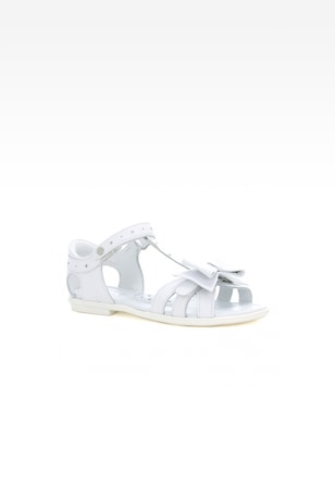 Sandały BARTEK W-56182/B87, dla dziewcząt, biały