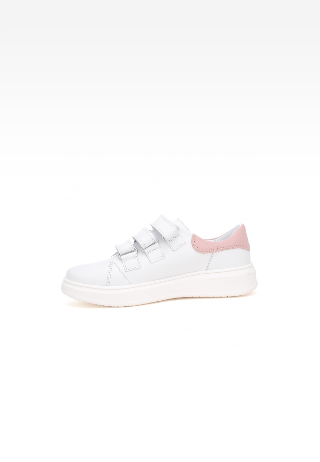 Sneakers BARTEK W-78220/B87, dla dziewcząt, biały Widok 4