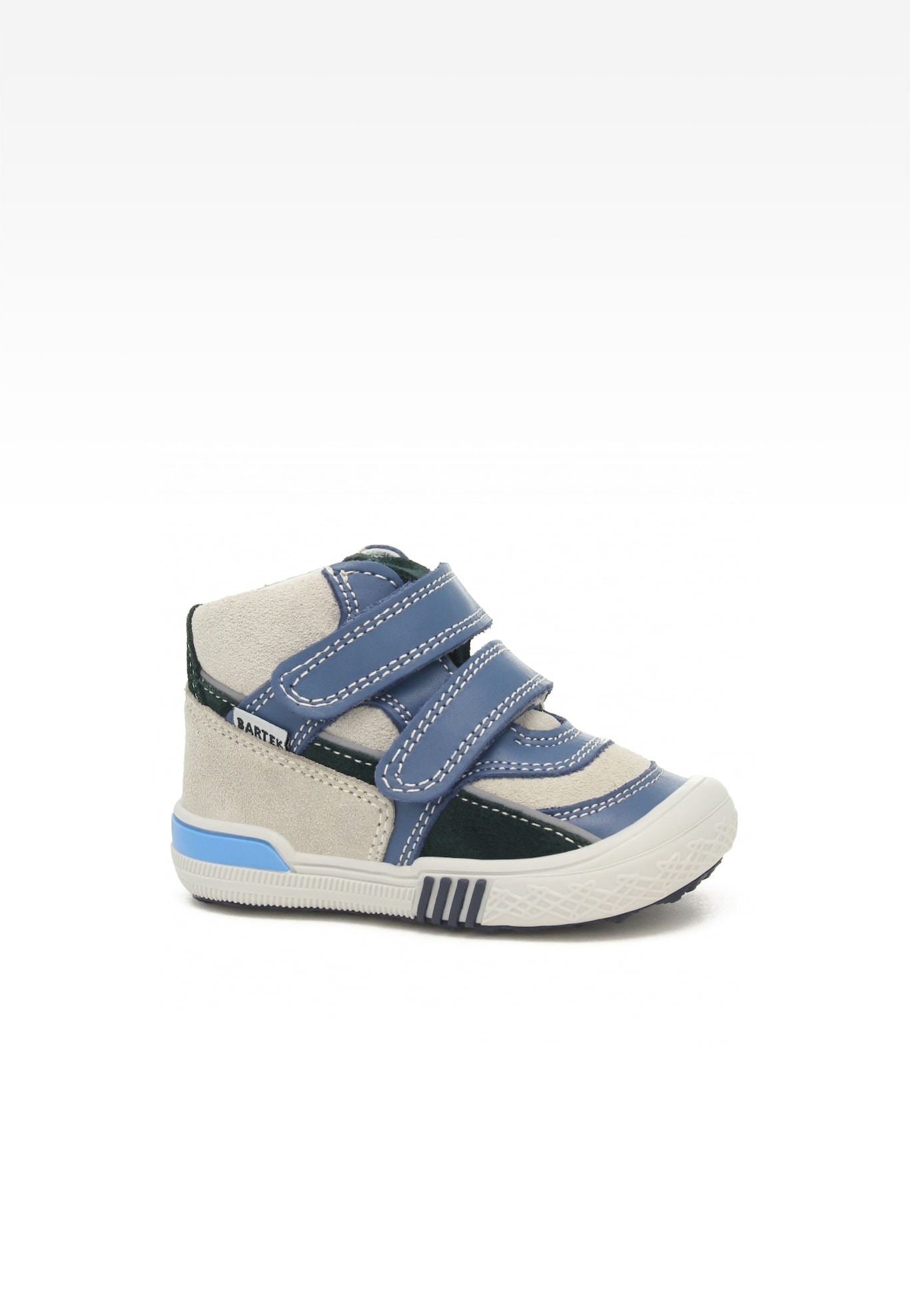 Sneakers BARTEK 91756-023, niebiesko-beżowy