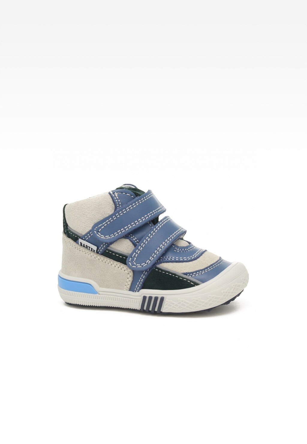 Sneakers BARTEK 91756-023, niebiesko-beżowy Widok 1