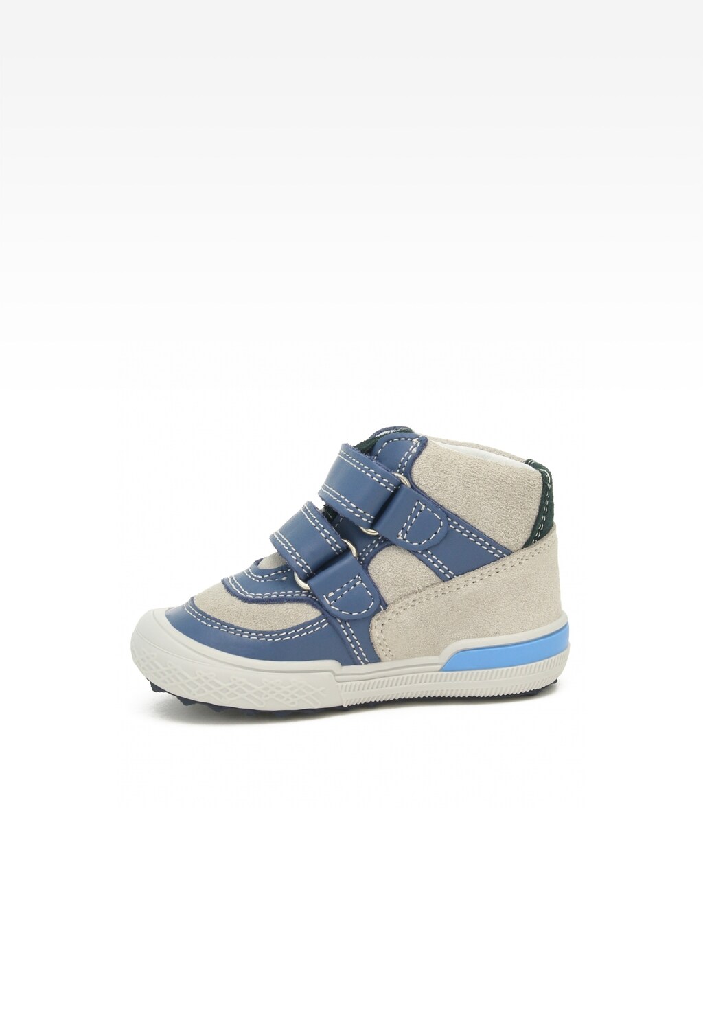 Sneakers BARTEK 91756-023, niebiesko-beżowy Widok 4