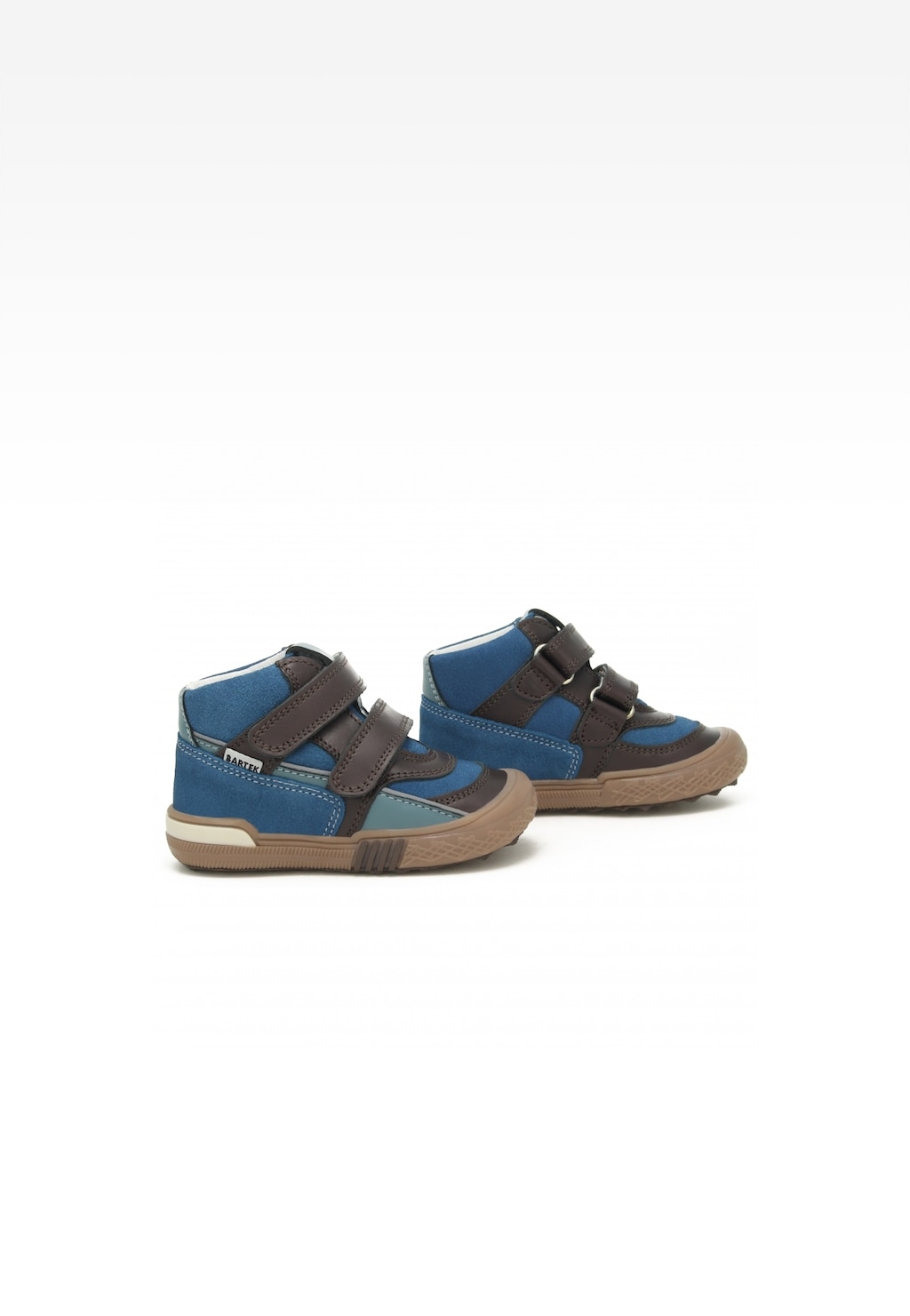 Sneakers BARTEK 91756-022, dla chłopców, niebiesko-brązowy Widok 7