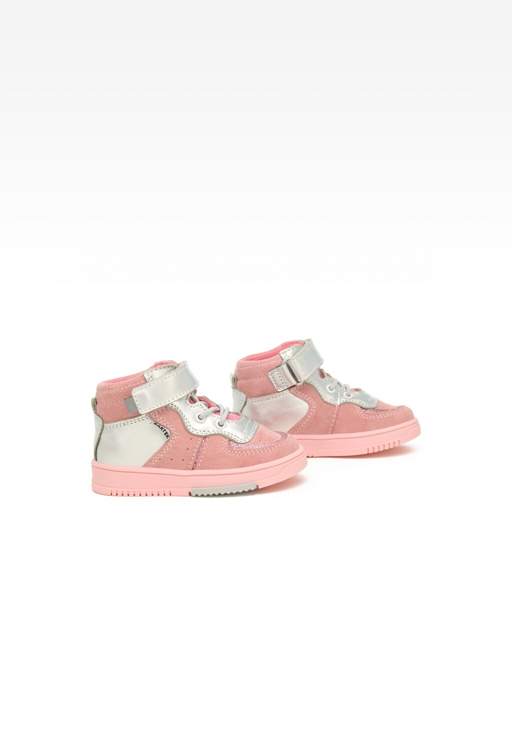 Sneakers BARTEK 11583003, dla dziewcząt, różowo-srebrny Widok 7