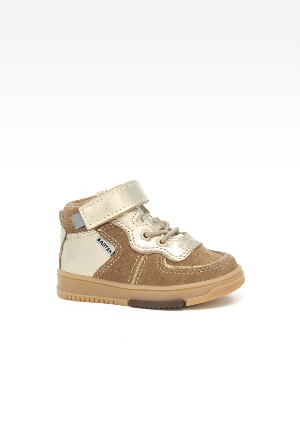 Sneakers BARTEK 11583004, beżowo-złoty Widok 1