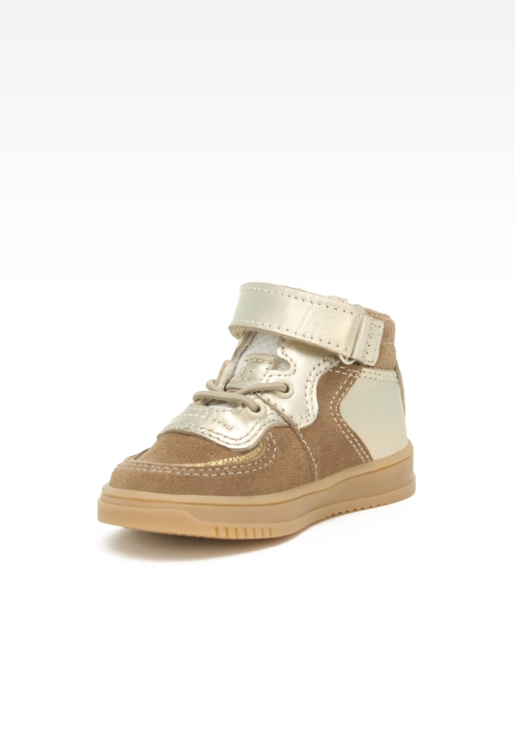 Sneakers BARTEK 11583004, beżowo-złoty Widok 3
