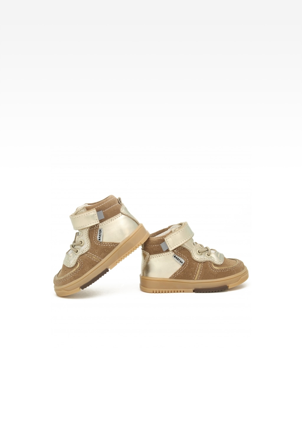 Sneakers BARTEK 11583004, beżowo-złoty Widok 6