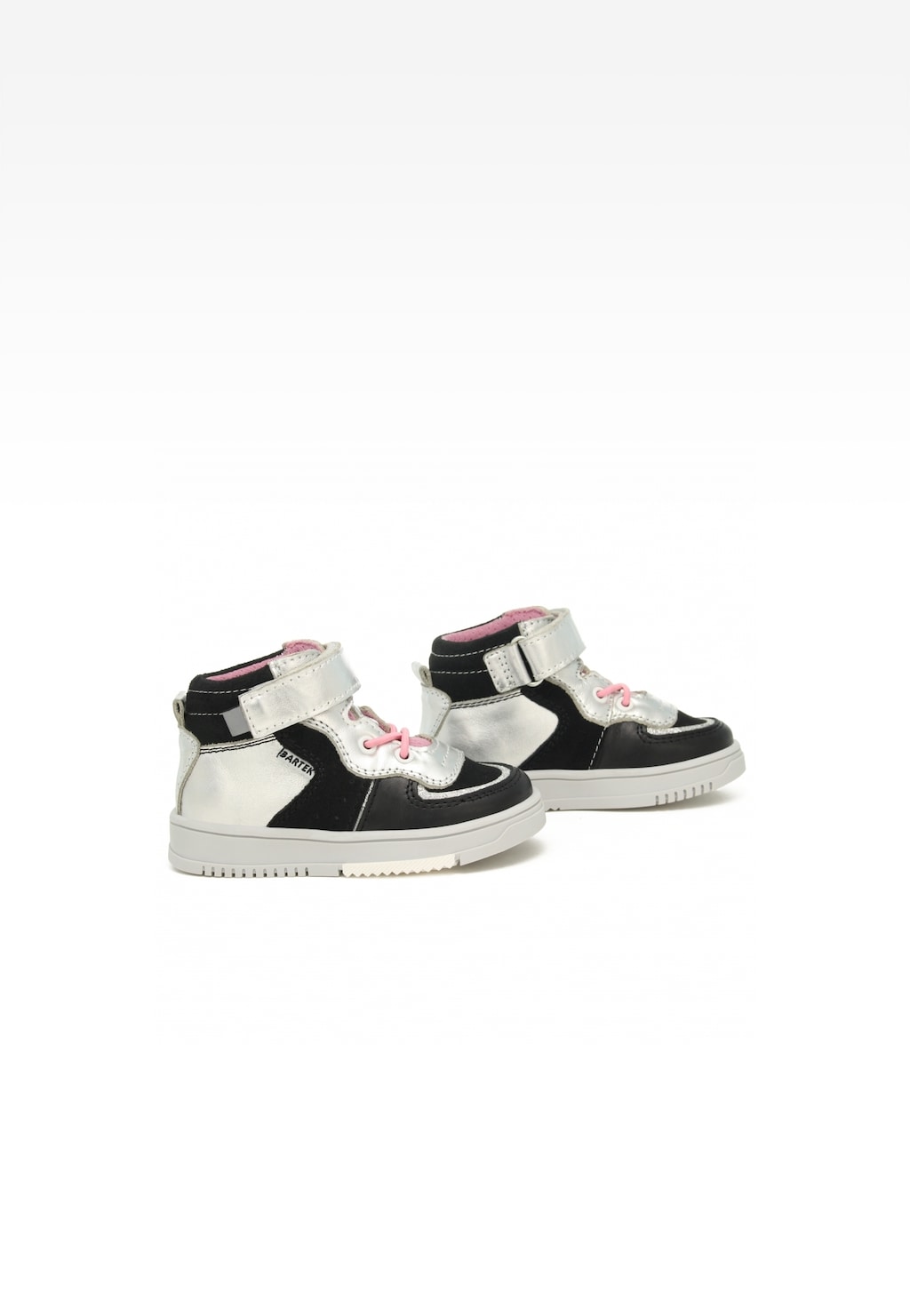 Sneakers BARTEK 11583002, dla dziewcząt, czarno-srebrny Widok 7