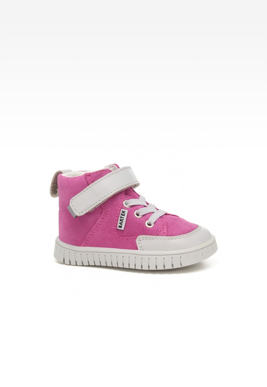 Trzewiki ocieplane BARTEK 11544010, dla dziewcząt, różowo-szary Widok 1