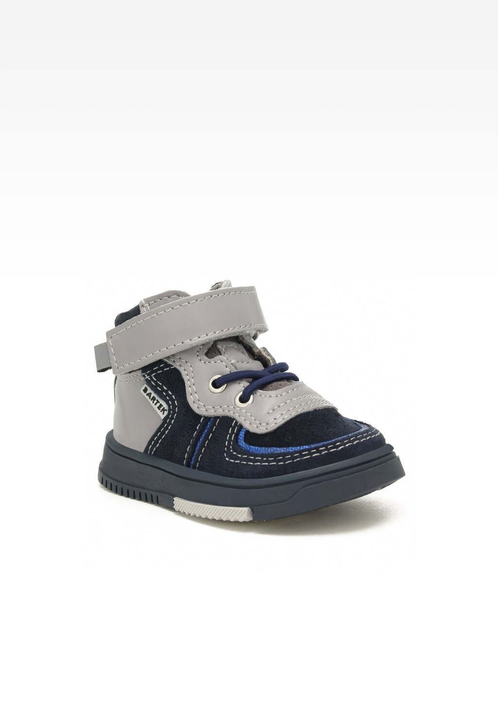 Sneakers BARTEK 11583005, dla chłopców, granatowo-szary Widok 2