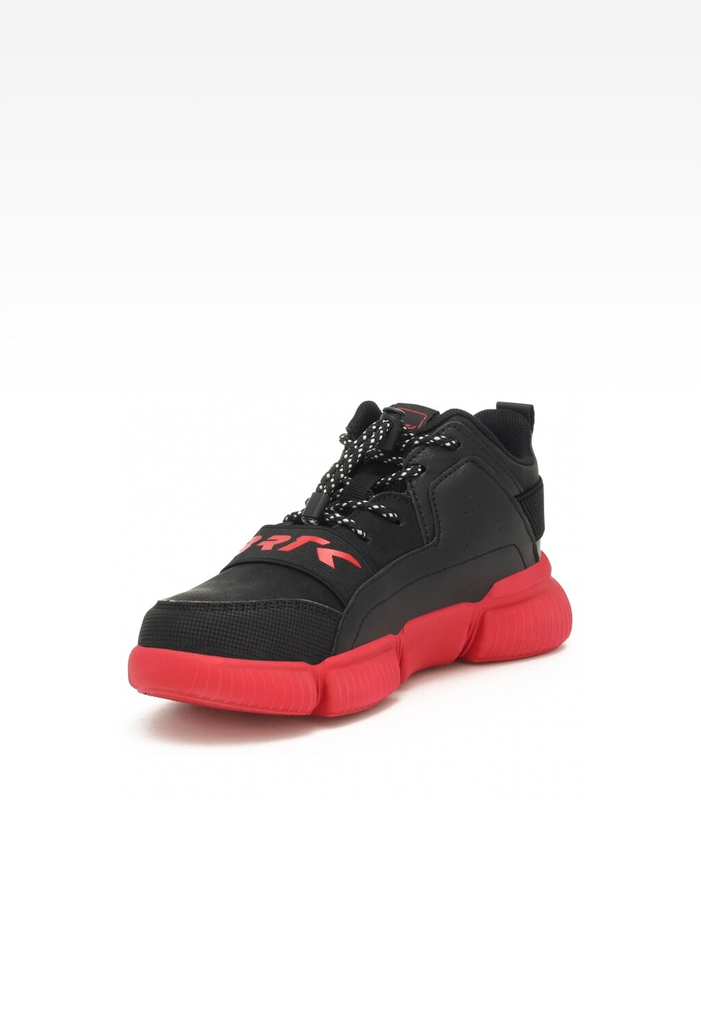 Sneakers BARTEK 17167006, czarno-czerwony Widok 3