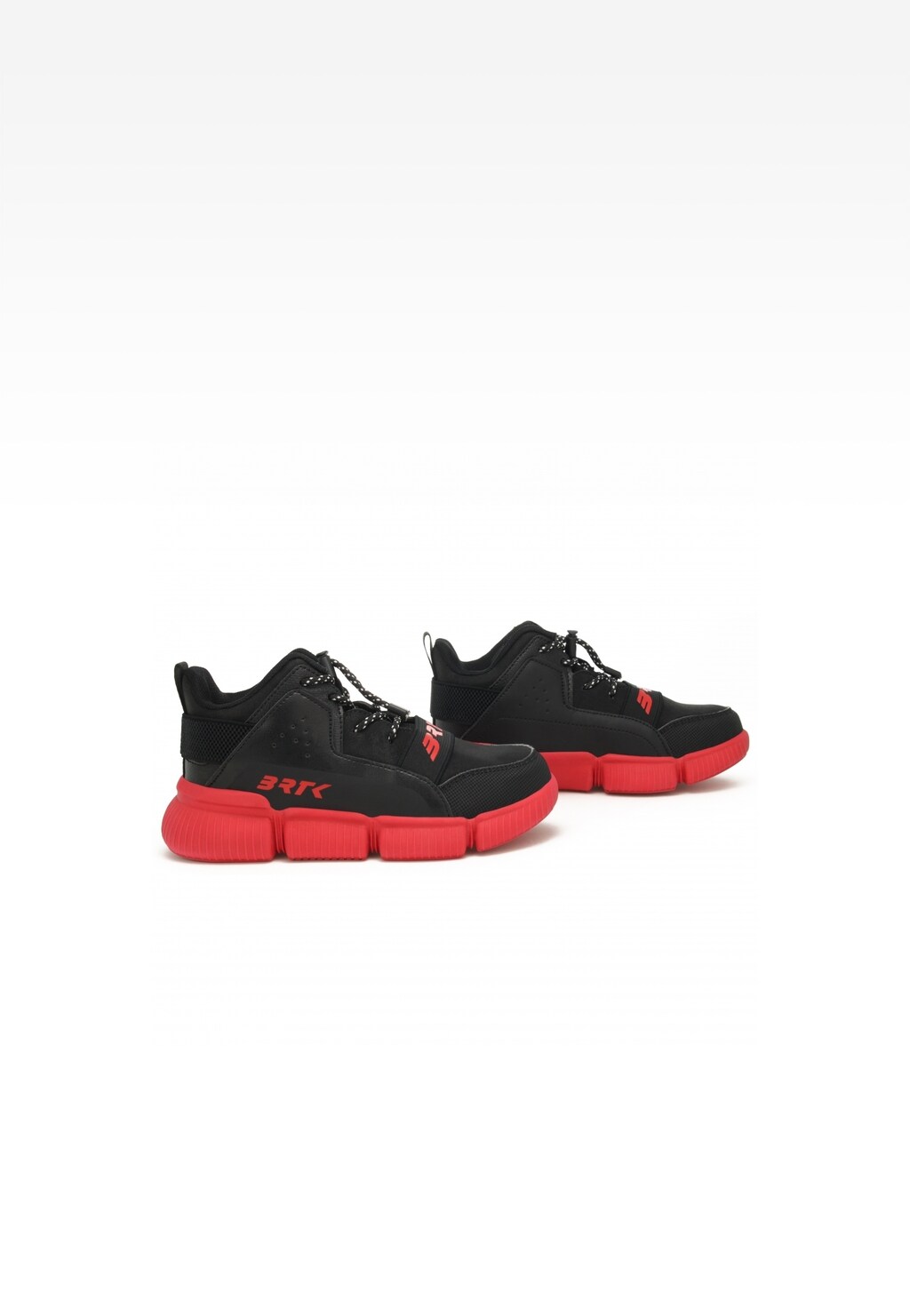 Sneakers BARTEK 17167006, czarno-czerwony Widok 7