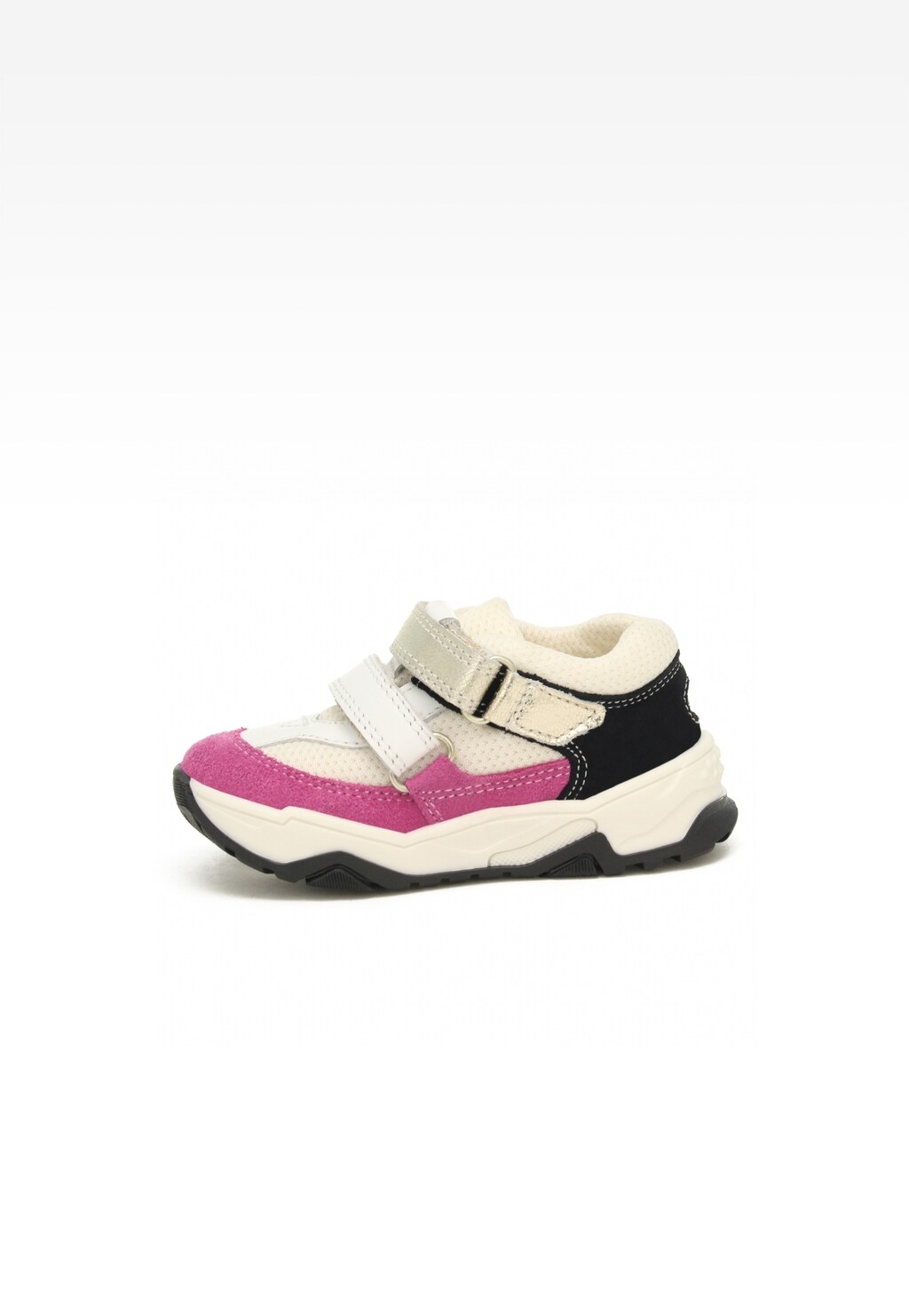 Sneakers BARTEK 11131025, dla dziewcząt, biało-różowy Widok 4