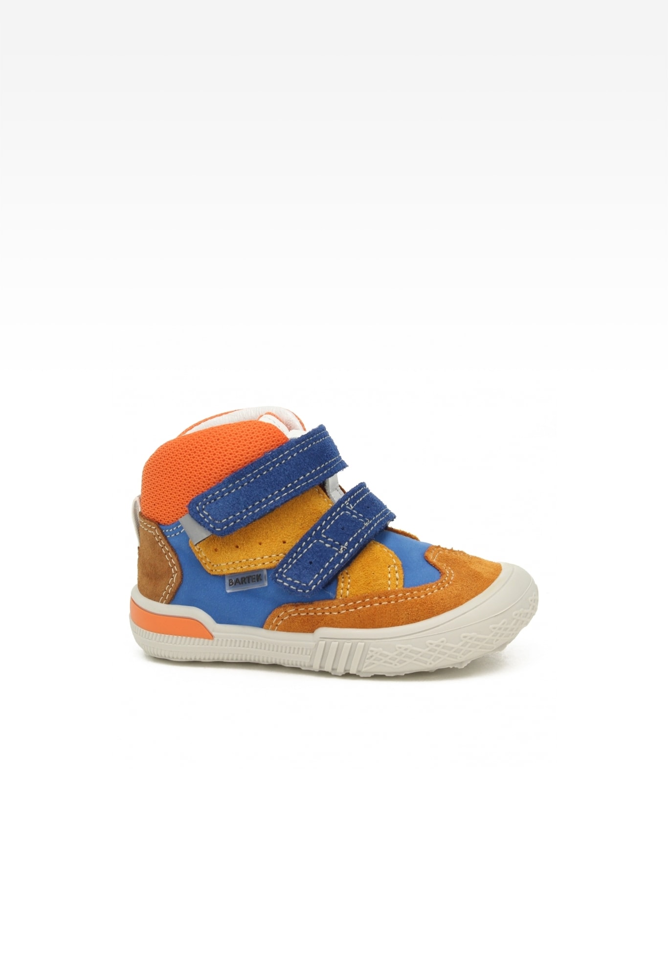 Sneakers BARTEK 21704-032, dla chłopców, pomarańczowo-granatowy