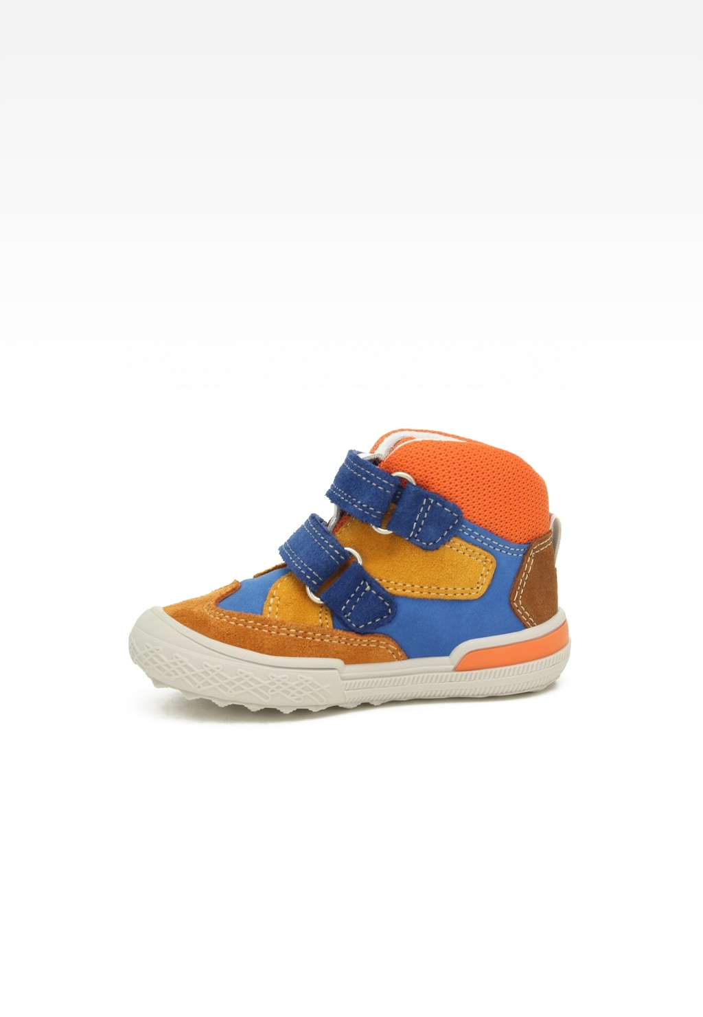 Sneakers BARTEK 21704-032, dla chłopców, pomarańczowo-granatowy Widok 4