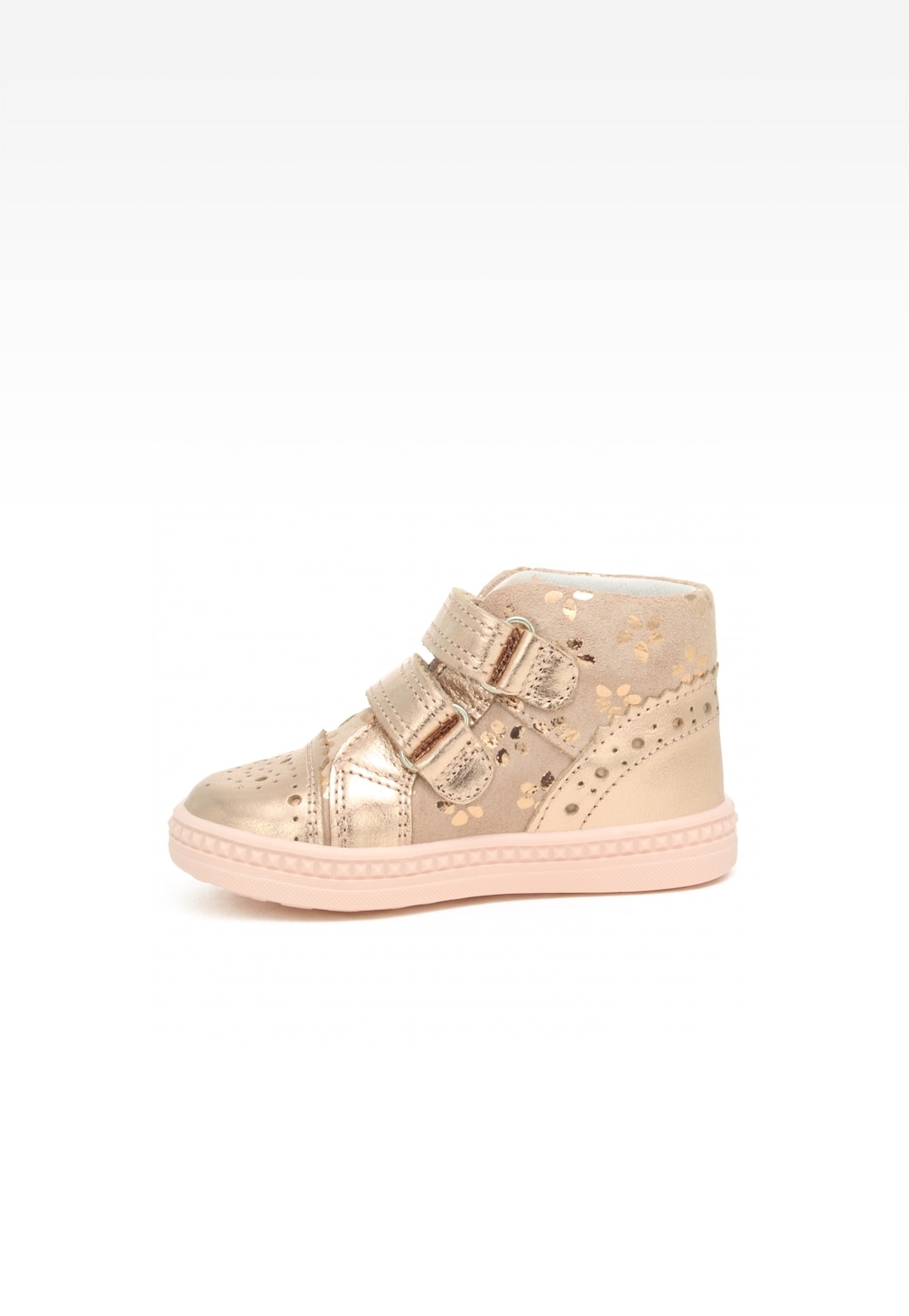 Sneakers BARTEK 91764-026, dla dziewcząt, różowo-złoty Widok 4