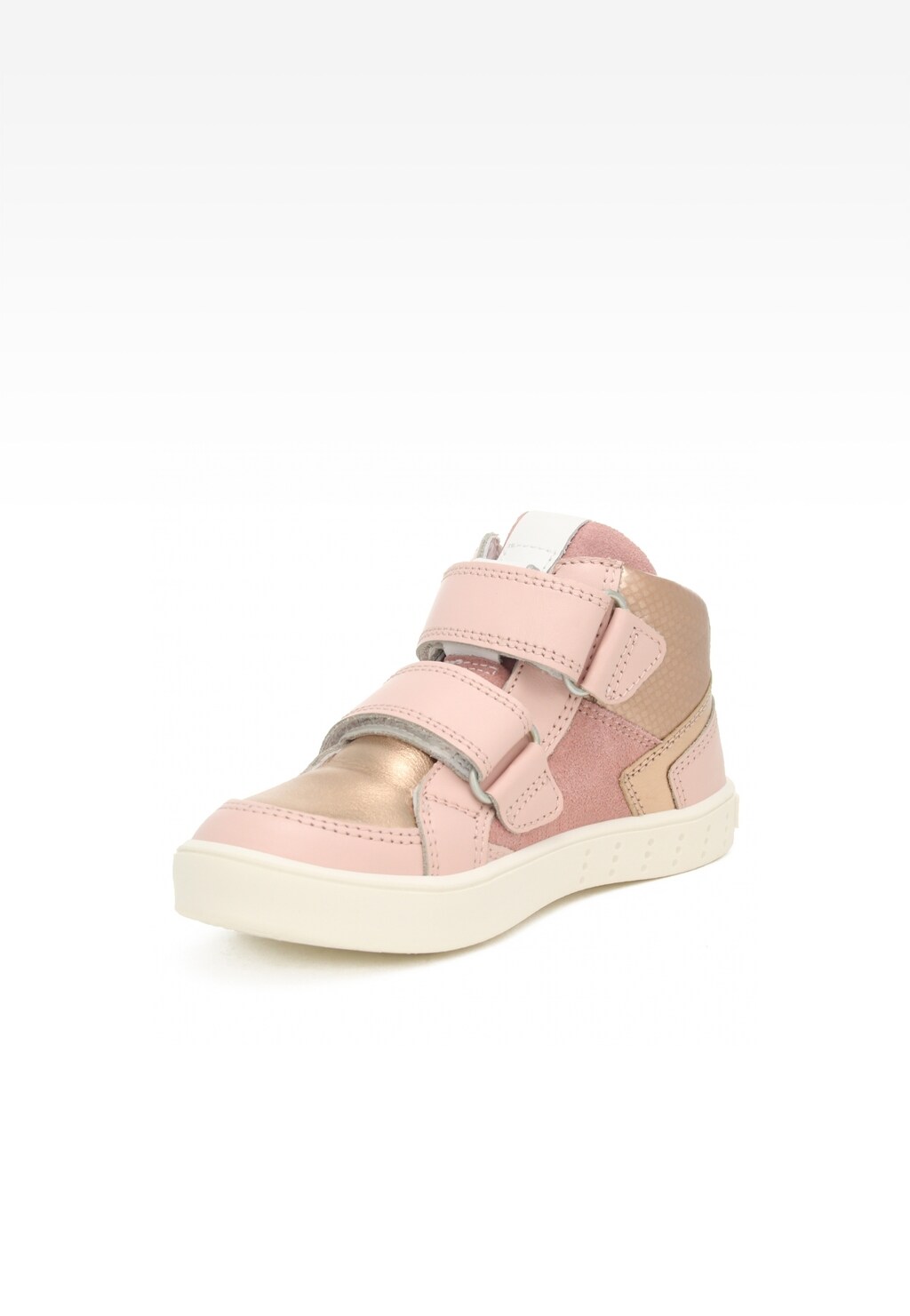 Sneakers BARTEK 27414-026, dla dziewcząt, różowo-złoty Widok 3
