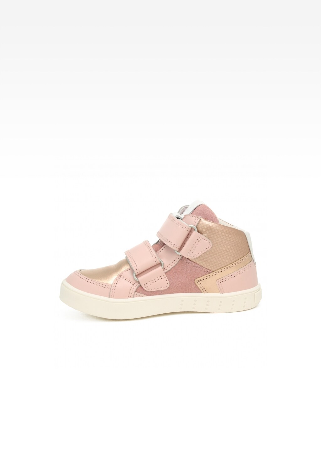 Sneakers BARTEK 27414-026, dla dziewcząt, różowo-złoty Widok 4