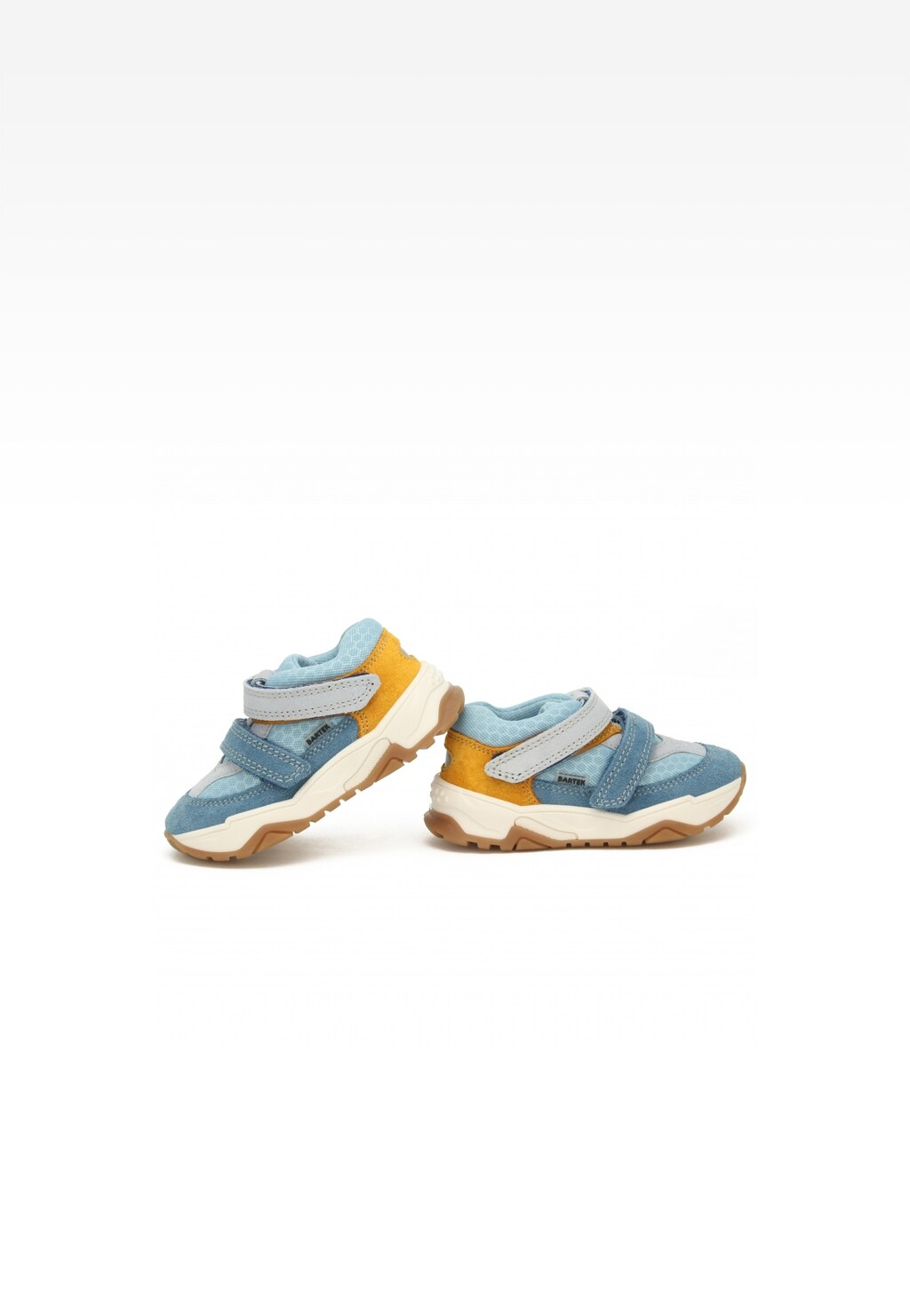 Sneakers BARTEK 11131024, niebiesko-pomarańczowy Widok 6