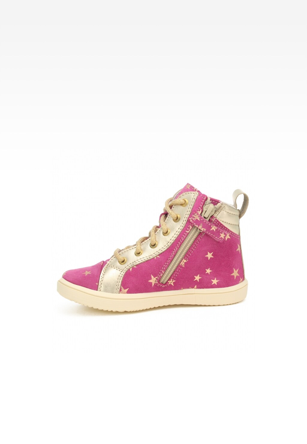 Sneakers BARTEK 17359-027, dla dziewcząt, ciemno różowy Widok 4