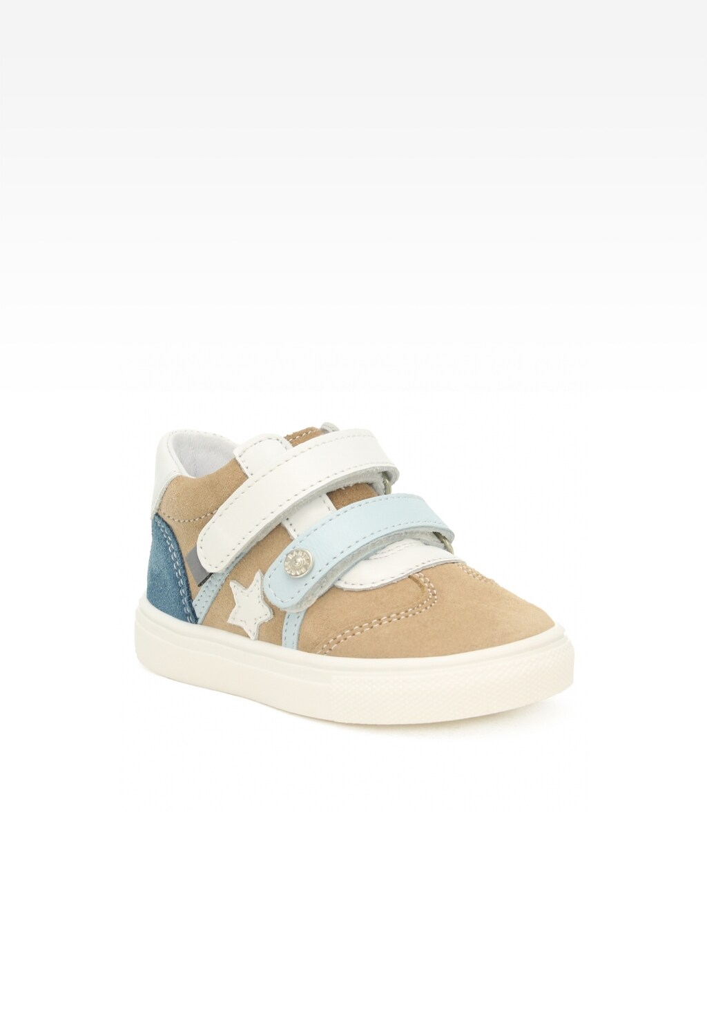 Sneakers BARTEK 114300-09, beżowo-niebieski Widok 2