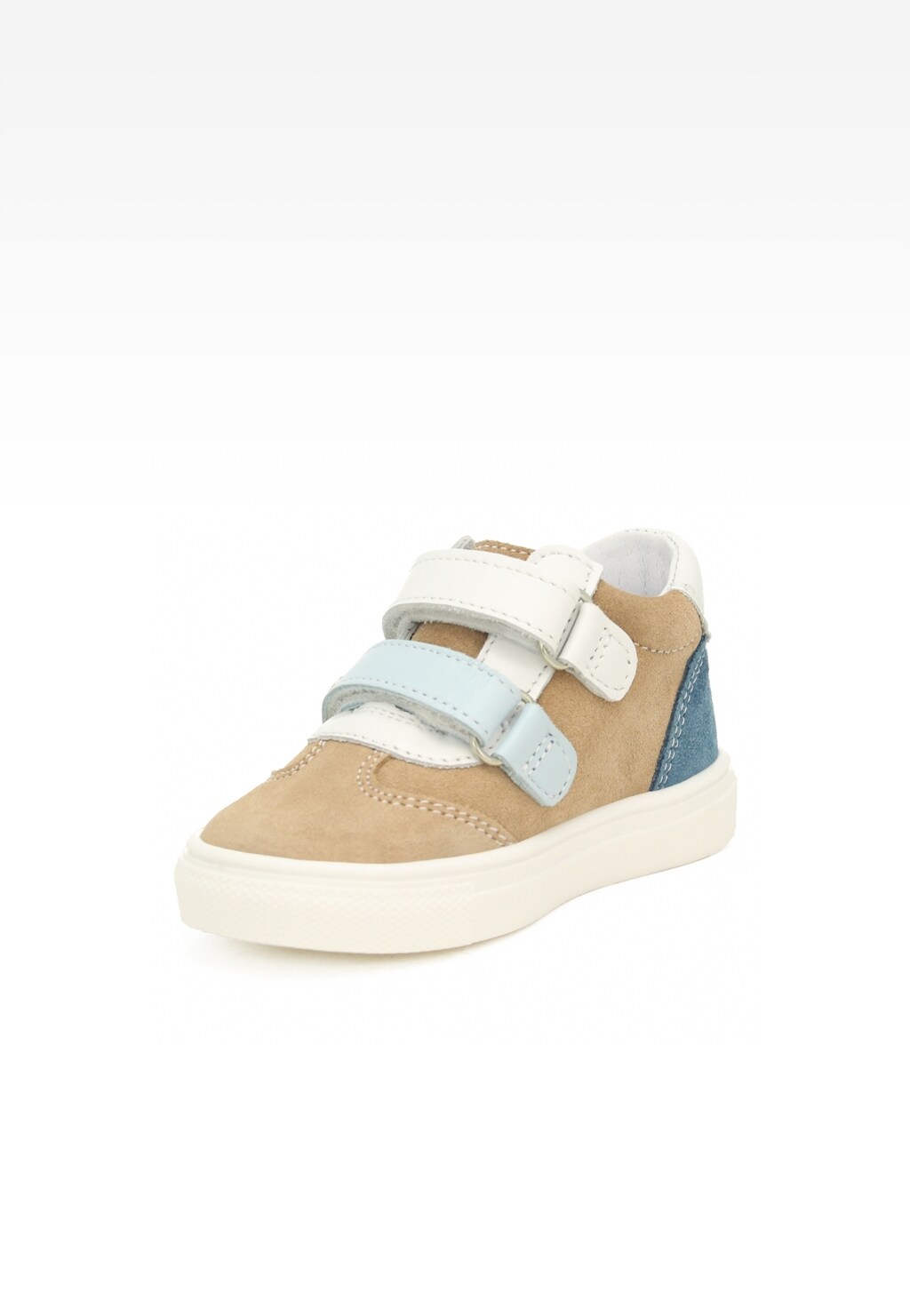 Sneakers BARTEK 114300-09, beżowo-niebieski Widok 3