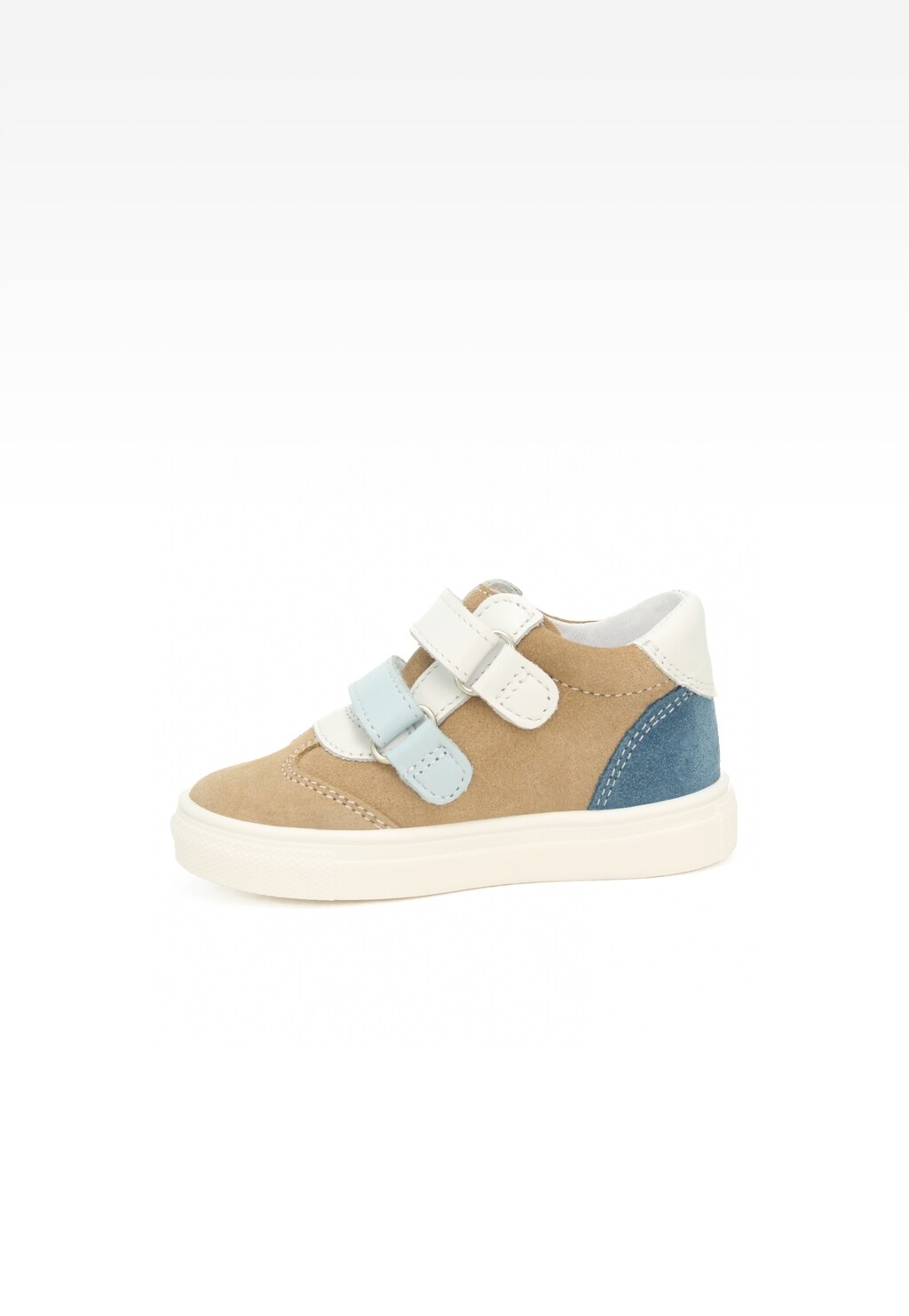 Sneakers BARTEK 114300-09, beżowo-niebieski Widok 4