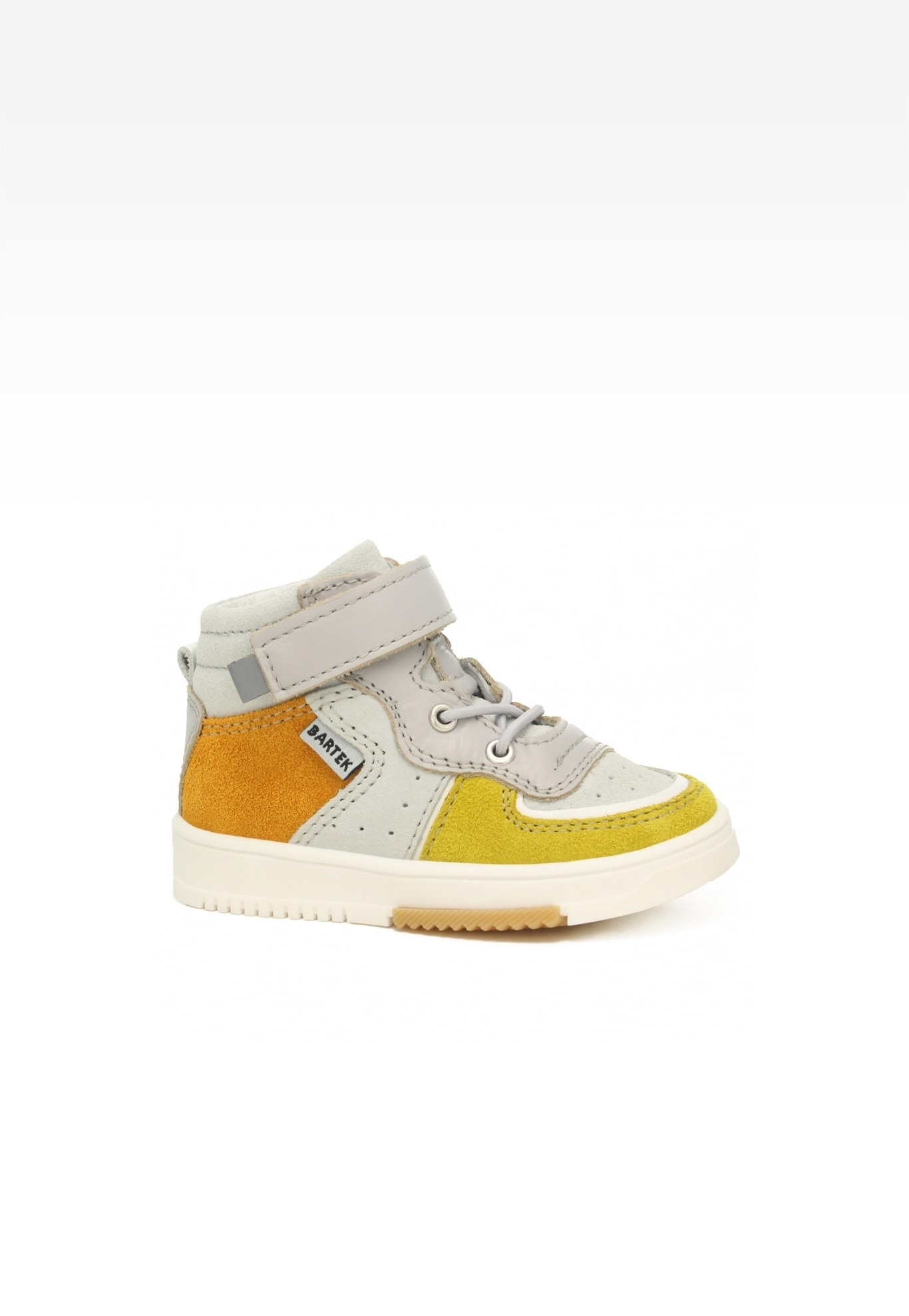 Sneakers BARTEK 11583010, szaro-żółto-pomarańczowy