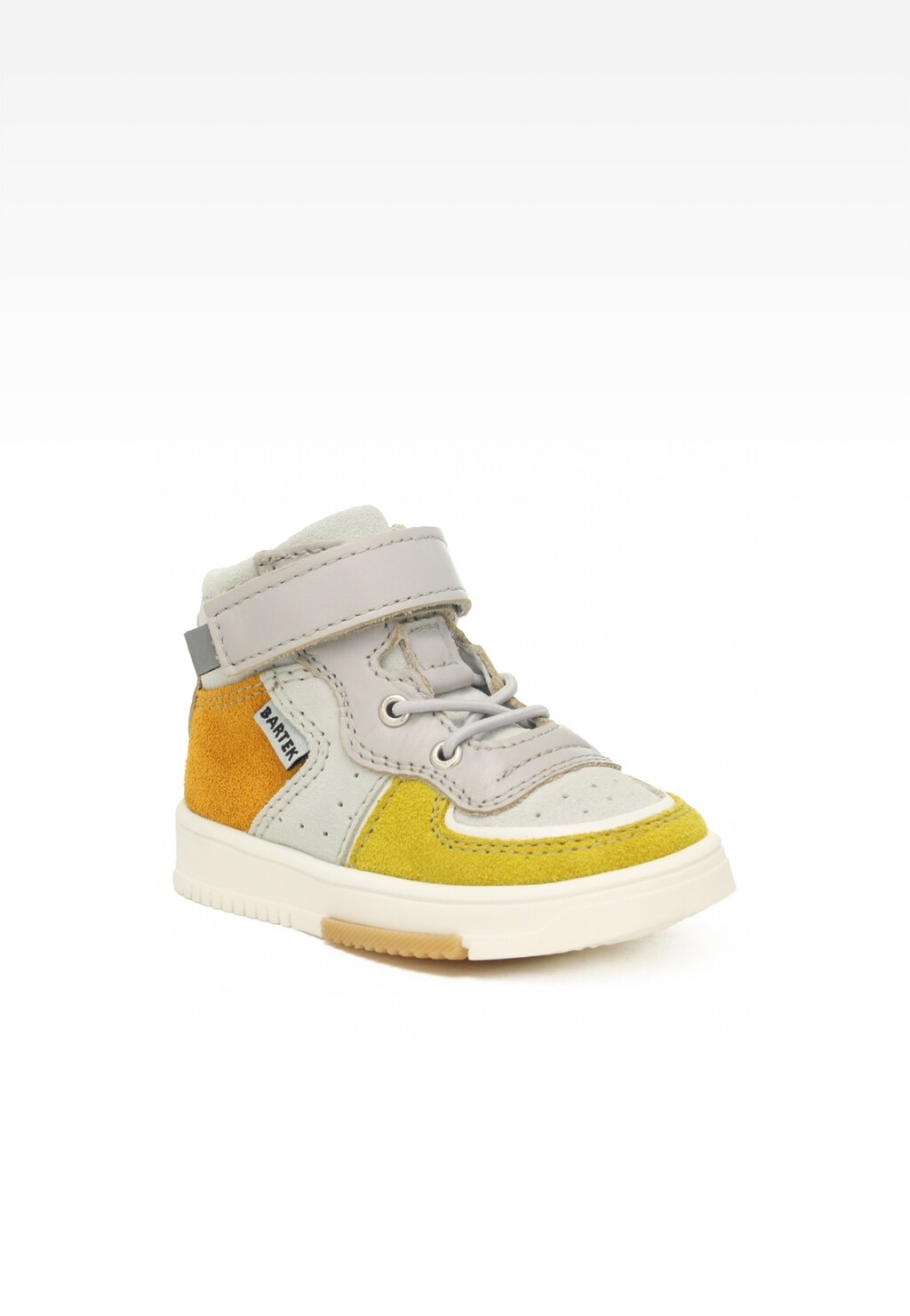 Sneakers BARTEK 11583010, szaro-żółto-pomarańczowy Widok 2