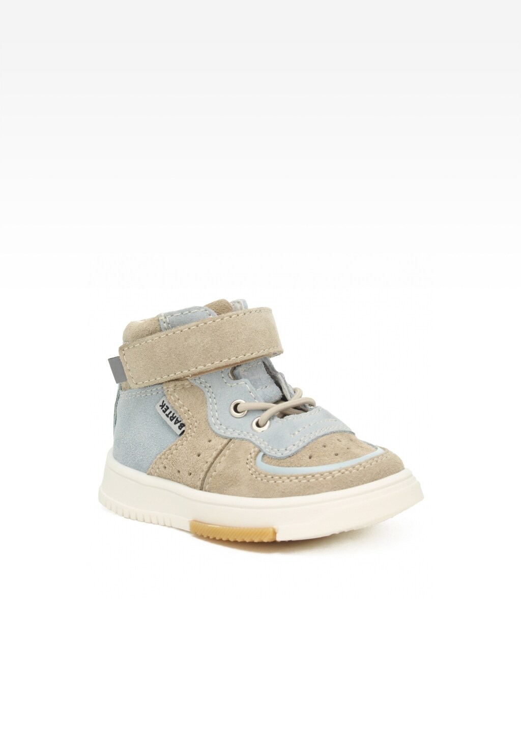 Sneakers BARTEK 11583013, beżowo-niebieski Widok 2