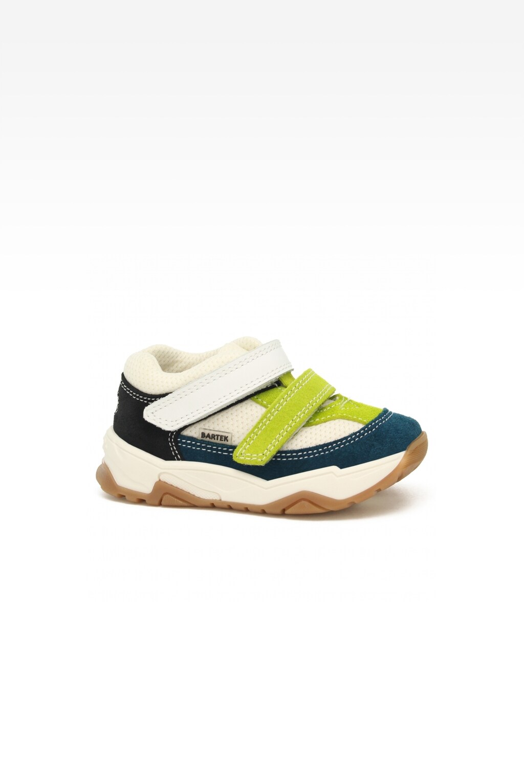Sneakers BARTEK 11131026, biało-zielony Widok 1