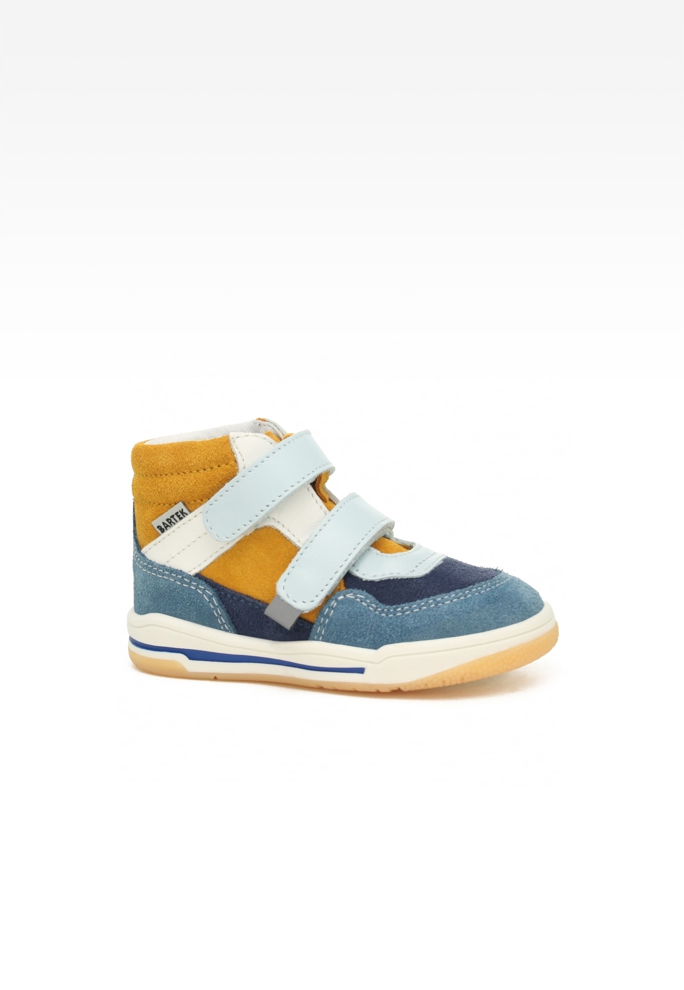 Sneakers BARTEK 116150-02, niebiesko-pomarańczowy